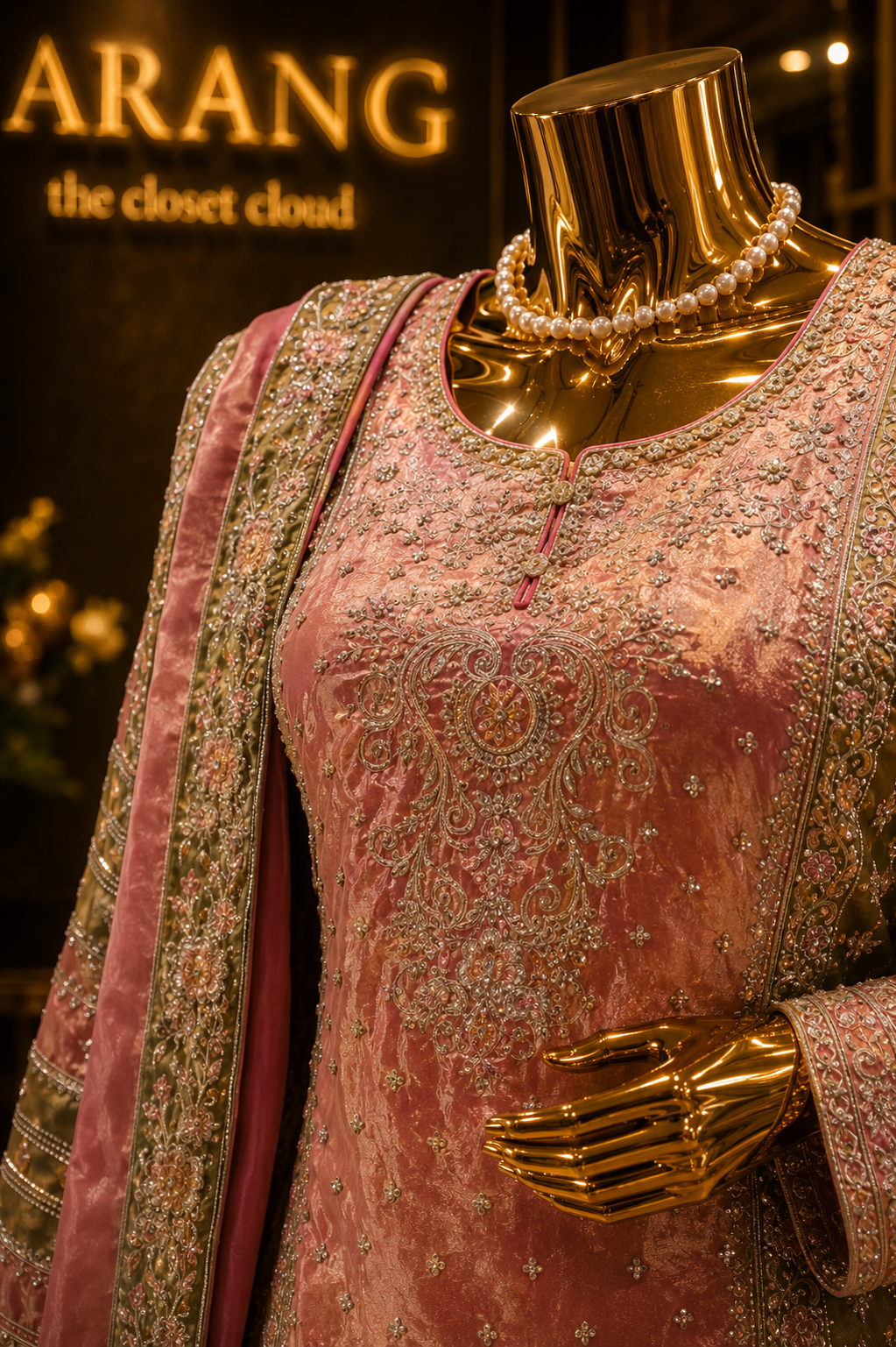 The Elegant Designer Luxury Style Ready to Wear Dress