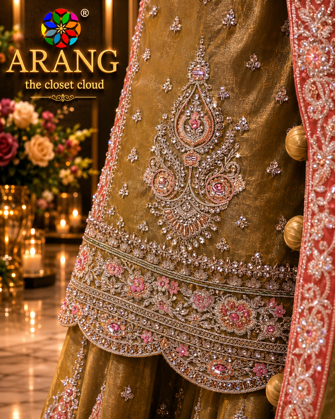 The Elegant Designer Luxury Style Ready to Wear Dress