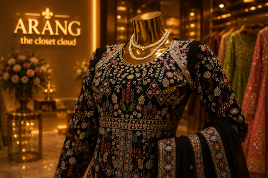 The Designer Pakistani Long Koti Style Ready to Wear Dress