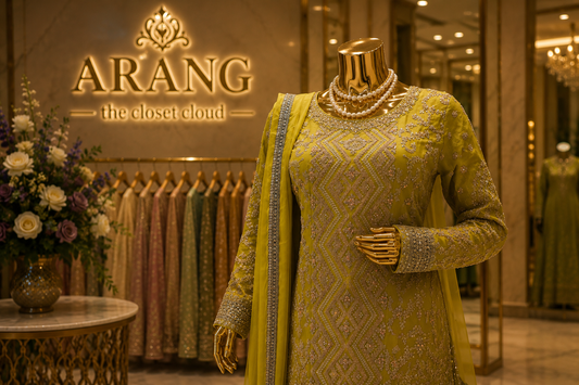 The Premium Designer Pakistani Shirt Style Ready to Wear Dress
