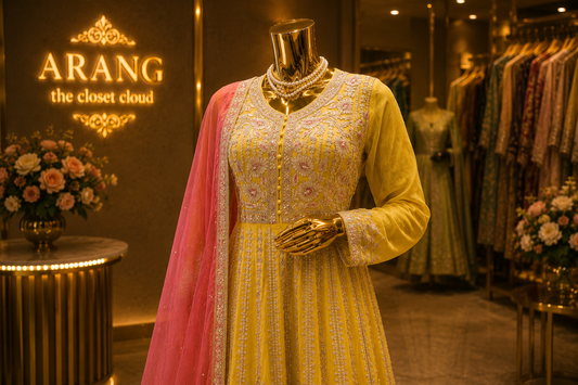 The Designer Premium Pakistani Frock Style Ready To Wear Dress