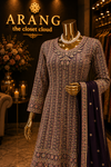 The Elegant Premium Luxury Designer Frock Style Ready To Wear Dress