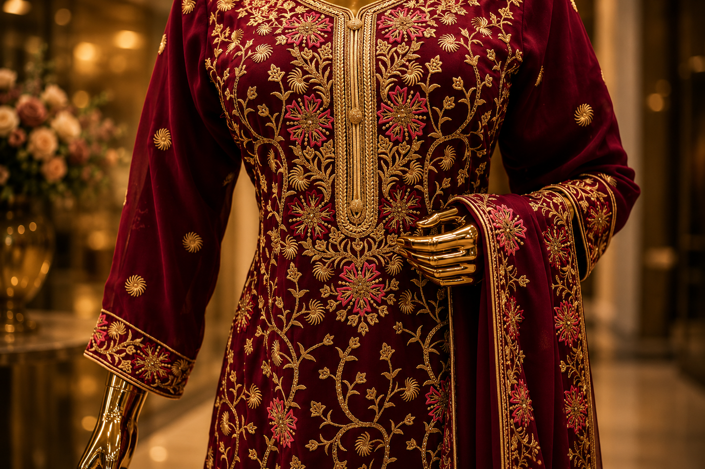 The Premium Designer Shirt Style Ready to Wear Dress