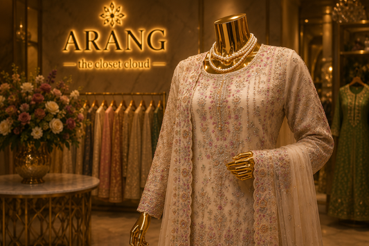 The Premium Designer Pakistani Shirt Style Ready to Wear Dress