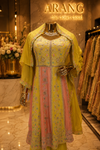 The Premium Designer Double Shaded Frock Style Ready To Wear