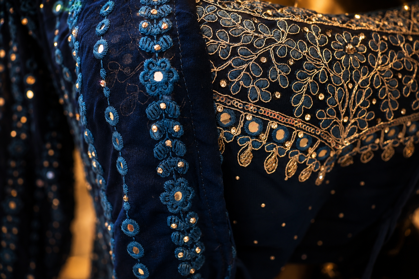 The Premium Designer Western Blouse With Koti Ready to Wear Sharara Dress