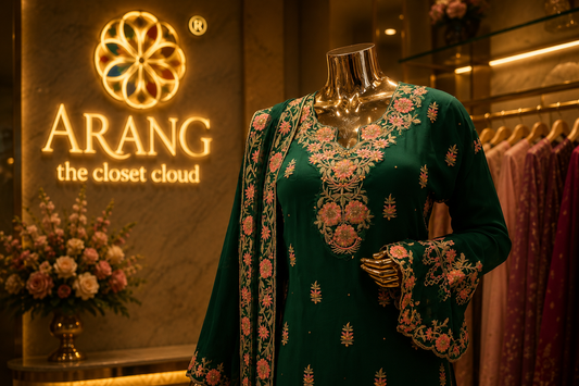 The Designer Luxury Semi-Stitched Style Dress