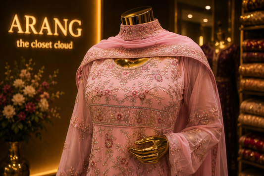 The Designer Premium Luxury Style Semi-Stitched Dress