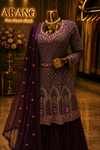 The Premium Designer Cutlam Frock Style Ready to Wear Sharara Dress