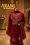 The Premium Designer Frock Style Ready to Wear Sharara Dress
