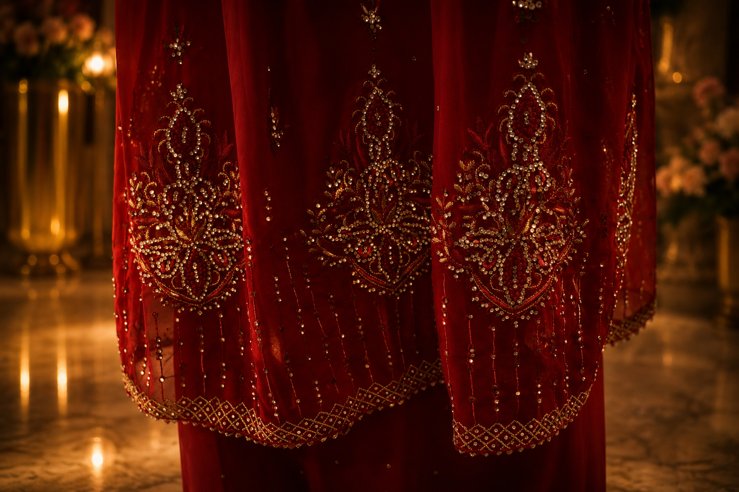 The Premium Designer Frock Style Ready to Wear Sharara Dress
