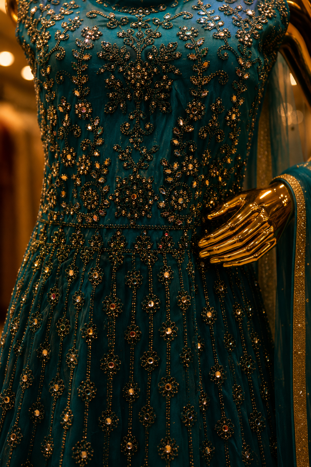 The Designer Long Frock Style Ready To Wear Dress