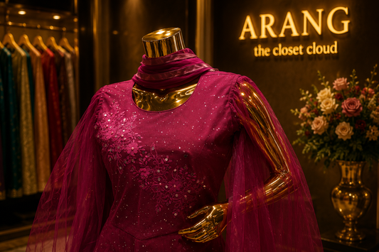 The Premium Designer Long Gown Ready to Wear Dress