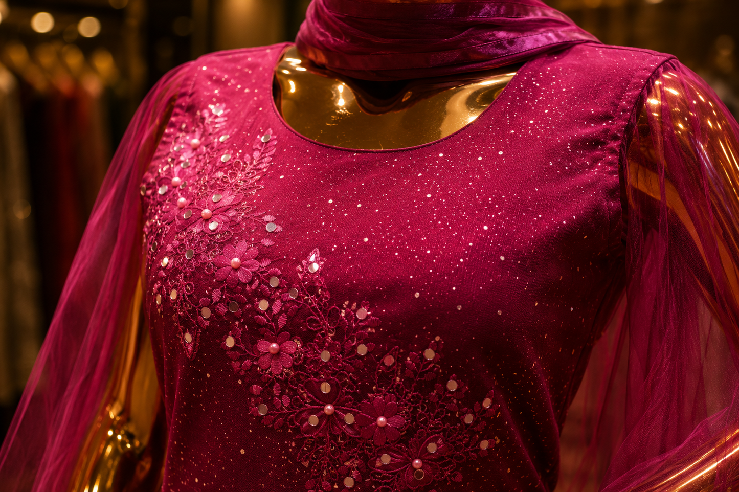 The Premium Designer Long Gown Ready to Wear Dress