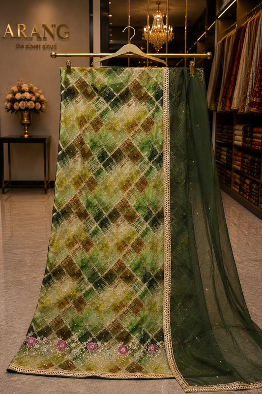 The Premium Designer Elegant Dress Material Suit