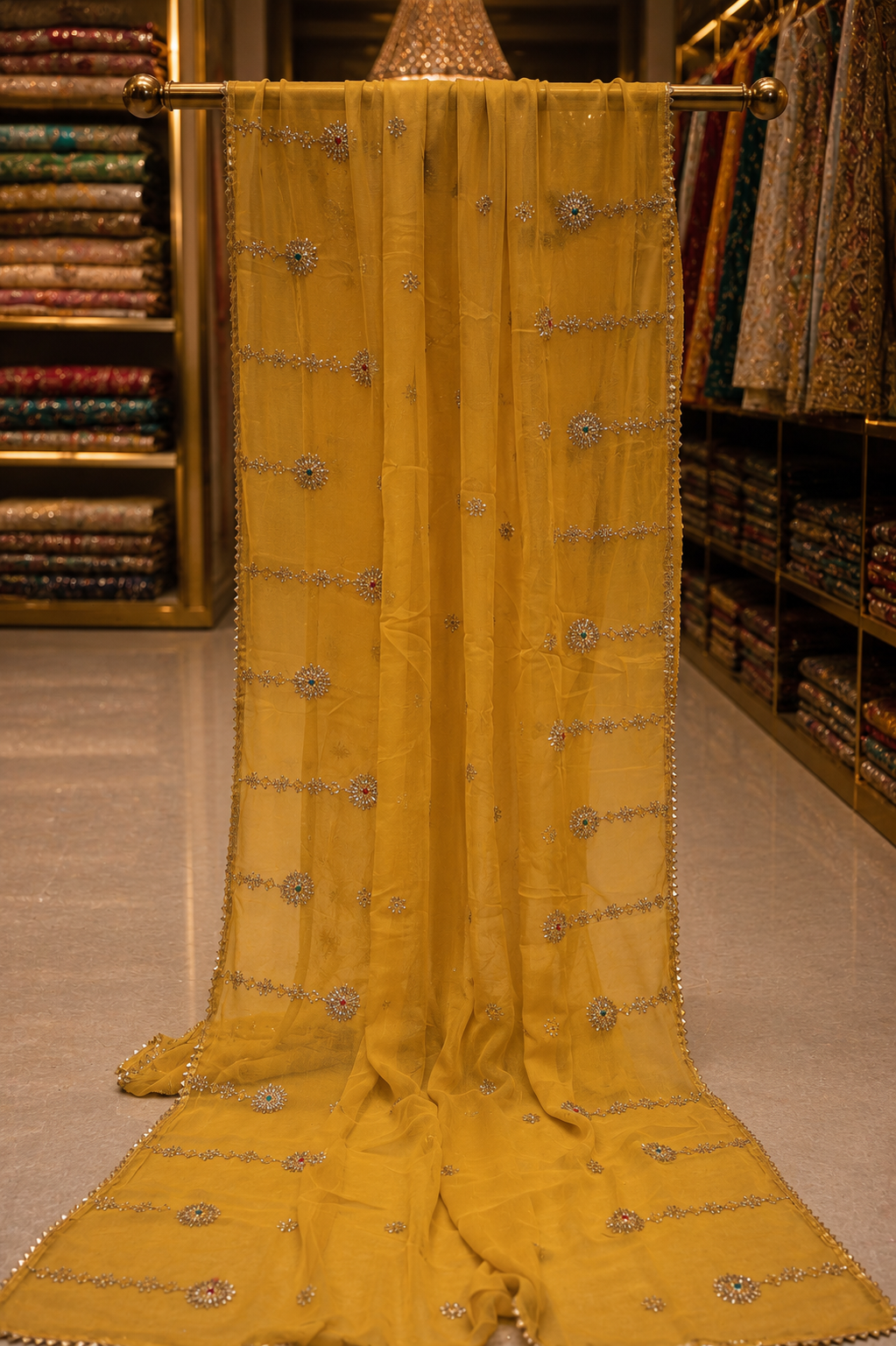 The Elegant Premium Pakistani Designer Dress Material Suit