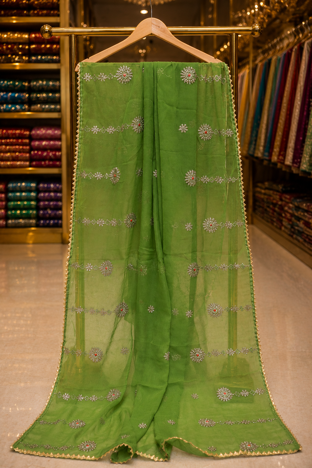 The Elegant Premium Pakistani Designer Dress Material Suit