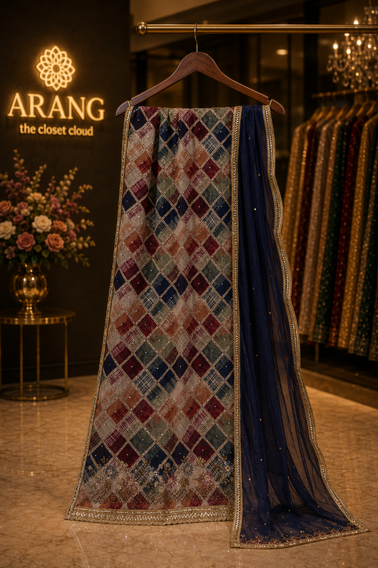 The Premium Designer Elegant Dress Material Suit