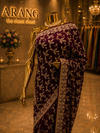 “The Mulberry Splash” Premium Designer Saree