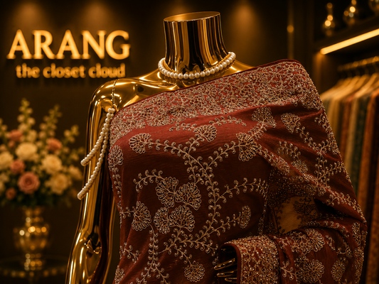 “The Rosewood” Premium Designer Saree
