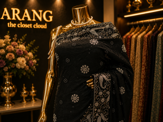 “The Black” Premium Designer Saree
