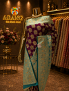 “The English Violet” Premium Banarasi Silk Saree