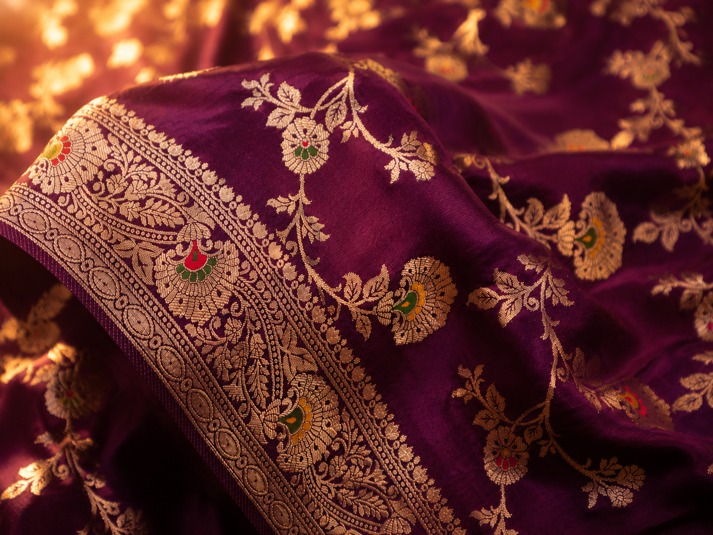 "The Royal Purple" Banarasi Silk Saree