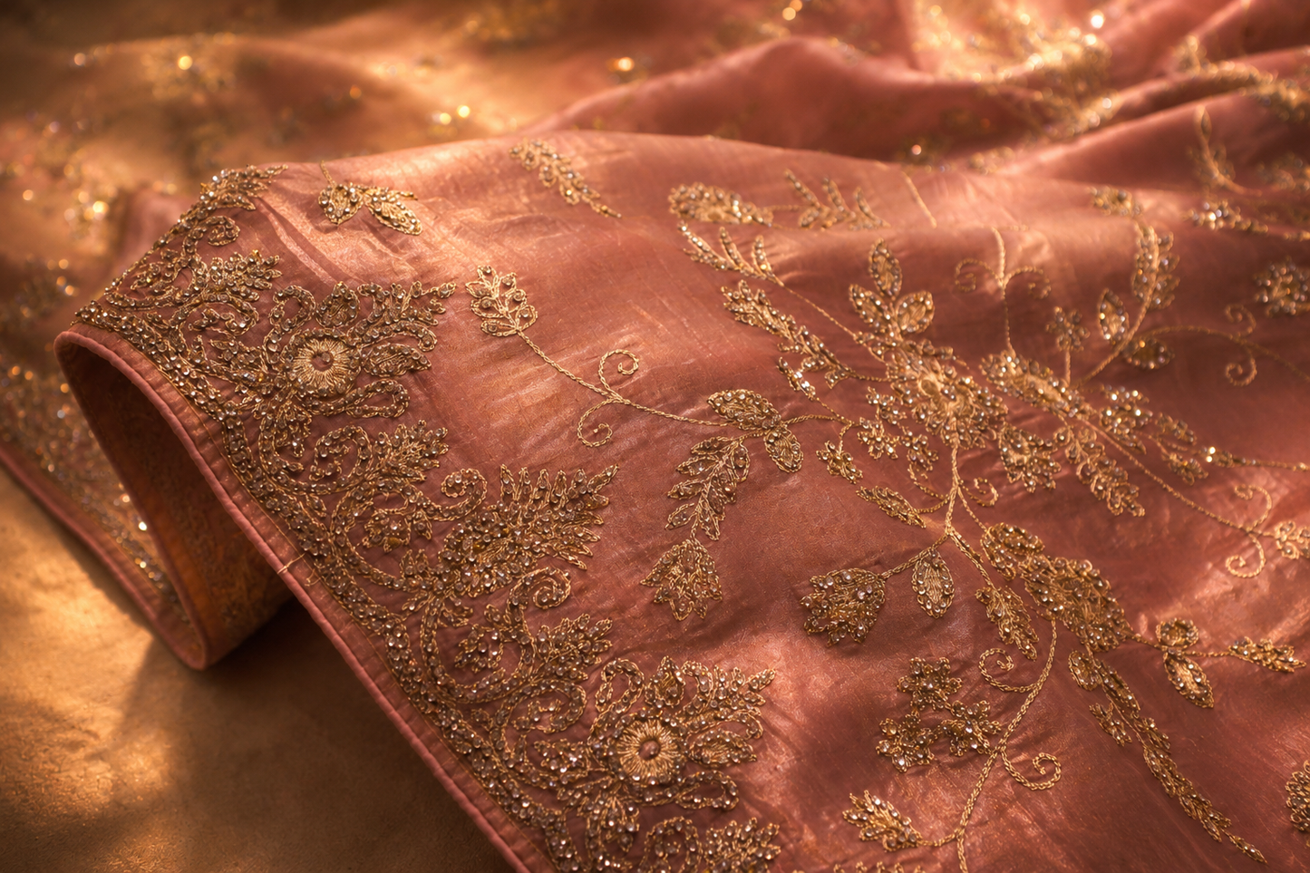 "The Dusty Mauve" Premium Designer Saree