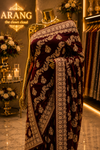 “The Luxury Deep Maroon" Premium Designer Saree