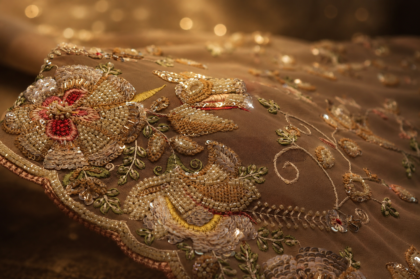 "The Almond" Premium Designer Saree