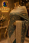 "The Dusty Green" Premium Designer Saree