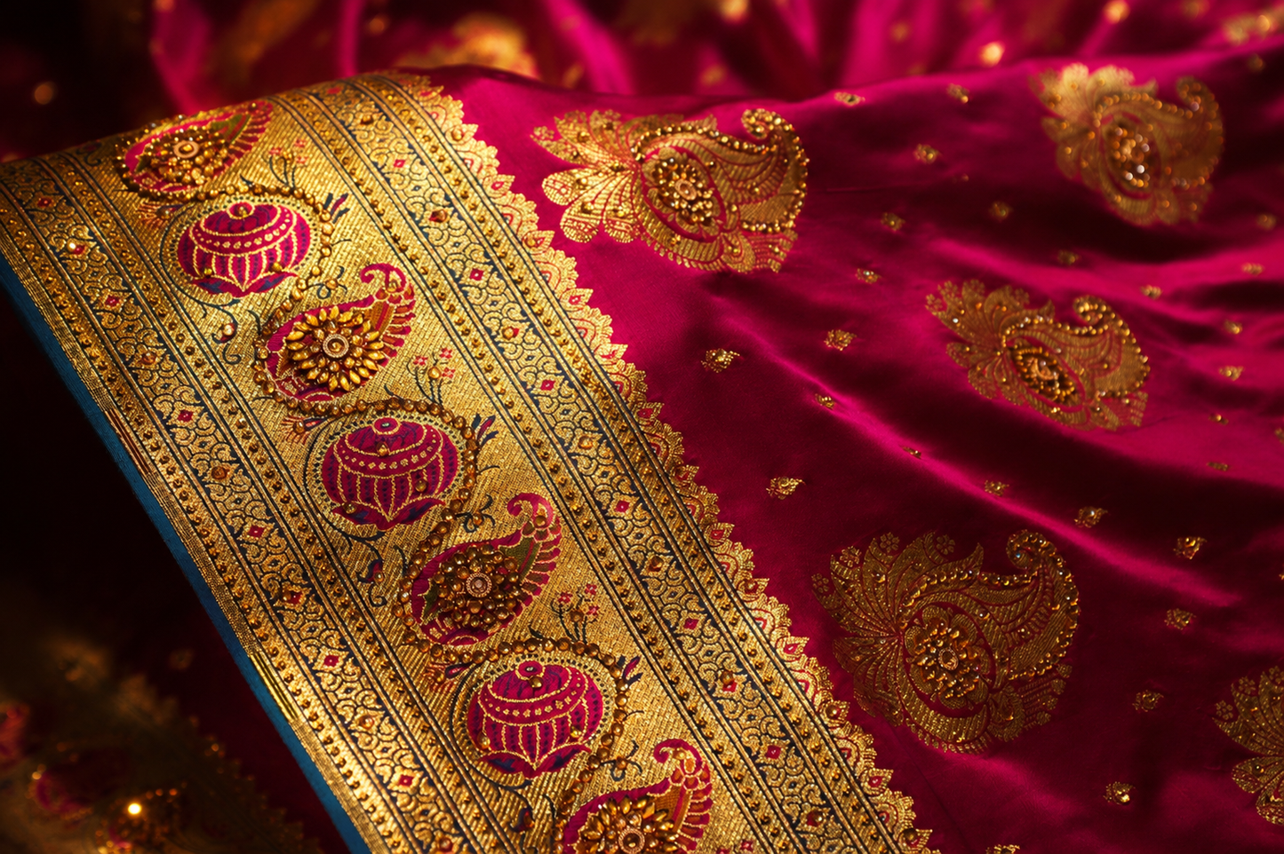 "The Royal Rani Pink" Premium Banarasi Silk Saree