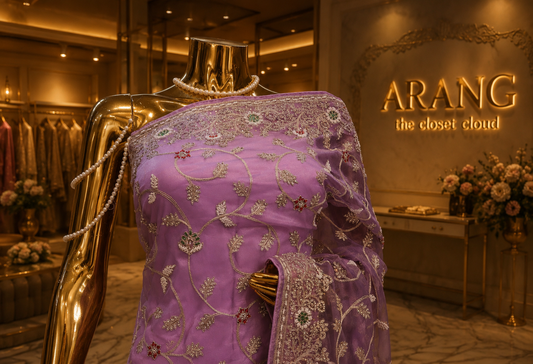 "The Periwinkle" Premium Designer Saree