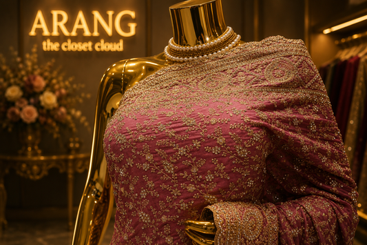 "The Dusty Pink" Premium Designer Saree