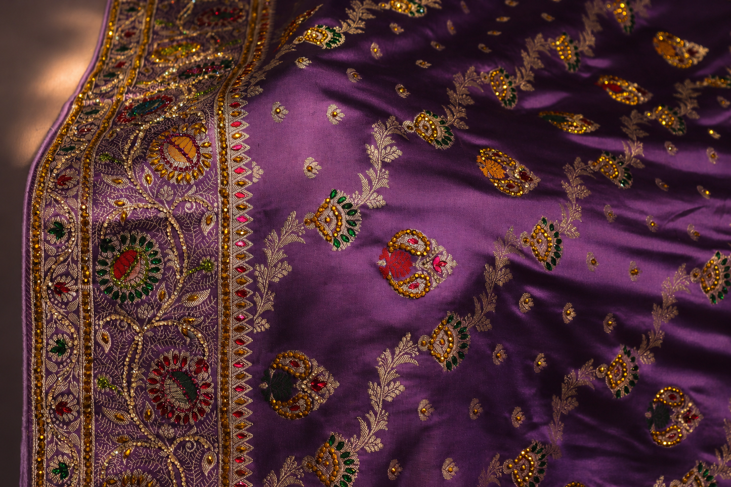"The Misty Lavender" Premium Banarasi Saree