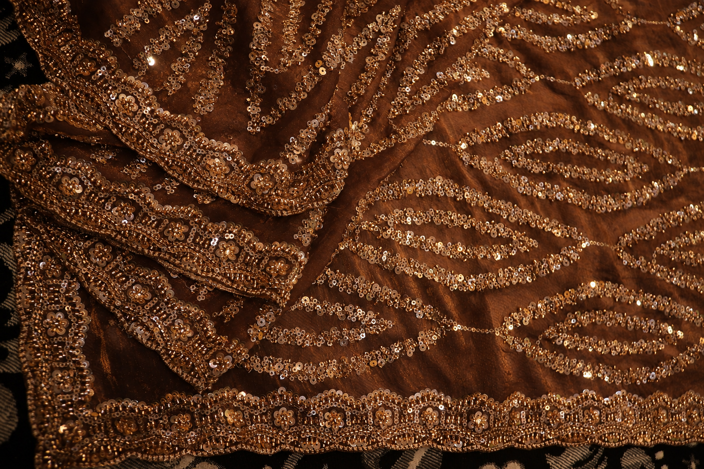 “The Metallic Copper” Premium Designer Saree
