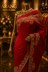 “The Royal Maroon” Premium Handcrafted Saree