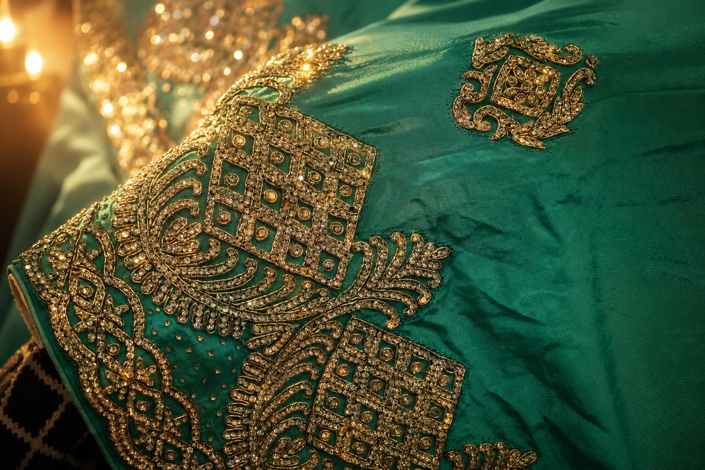 "The Turquoise" Premium Handcrafted Designer Saree