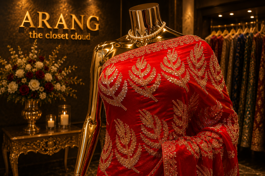 “The Royal Red” Premium Designer Saree