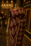 “The Royal Maroon" Premium Designer Saree