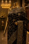 "The Royal Black" Premium Designer Saree