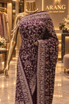 “The Royal Burgundy” Premium Designer Wedding Wear Saree