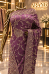 "The Luxury Mauve Purple" Premium Wedding Wear Saree