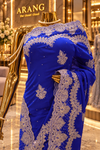 "The Exquisite Royal Blue" Premium Designer Partywear Saree