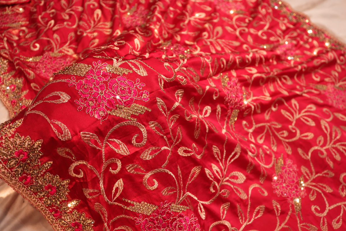 "The Stunning Pink" Premium Designer Saree