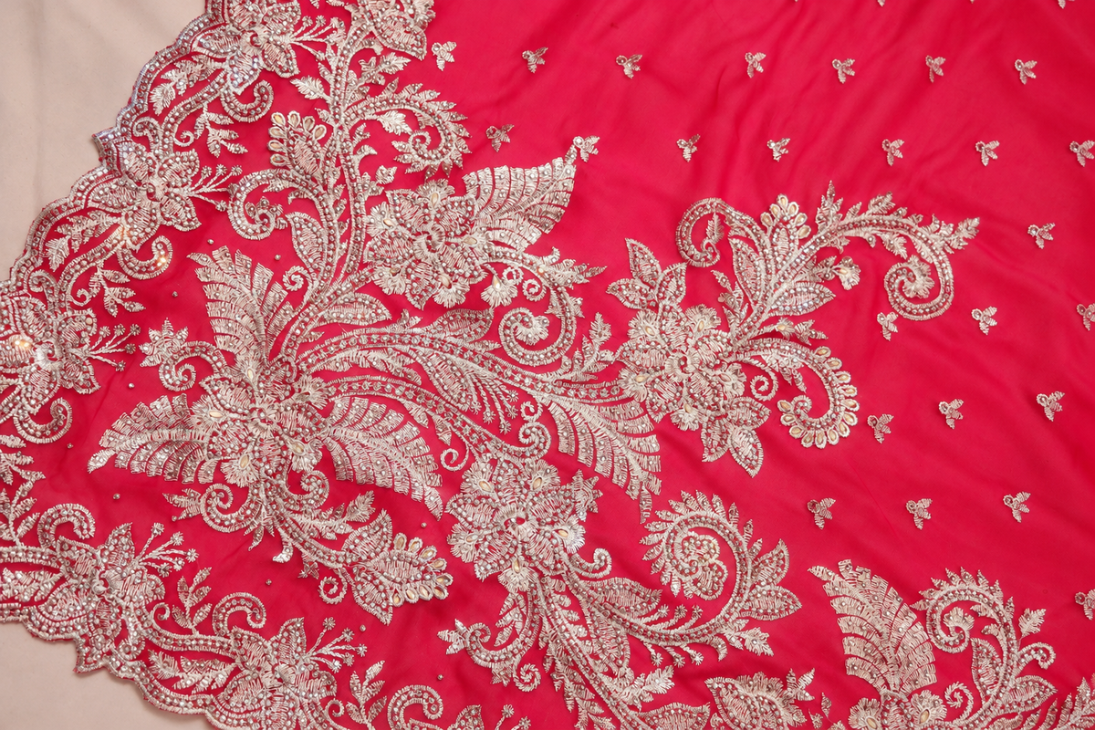 "The Hot Pink" Premium Designer Saree