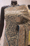 “The Antique Olive Gold" Luxurious wedding Wear Saree