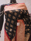 “The Black Duet” Premium Banarasi Silk Saree