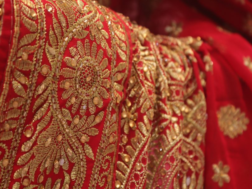 “The Crimson Red” Premium Designer Saree