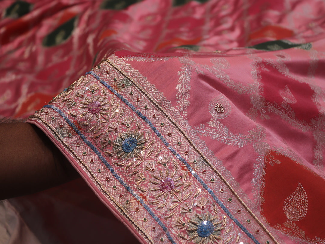 “The Blush Pink” Premium Banarasi Silk Saree